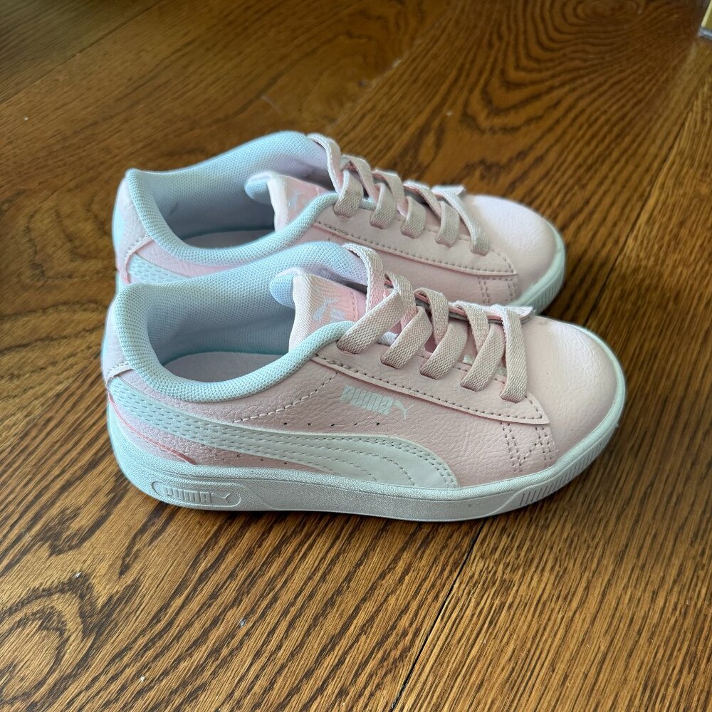 Puma Girls Pink Sneakers - Size 11
